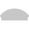 Ekena Millwork Segment Arch 3 Spoke Architectural Grade PVC Combination Pediment, 34"W x 15-3/8"H x 2-3/4"P PEDPC034X155SEG03 - alternate 6